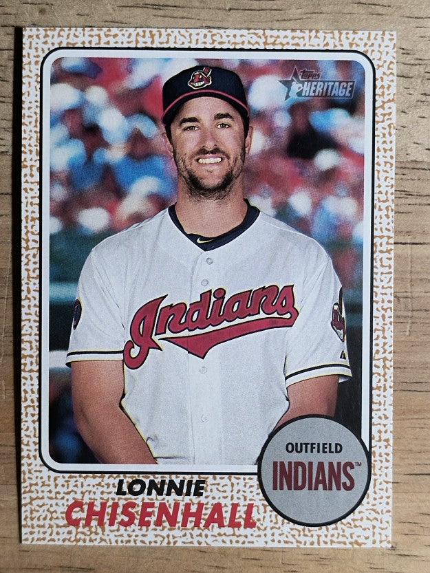 2017 Topps Heritage #21 Lonnie Chisenhall