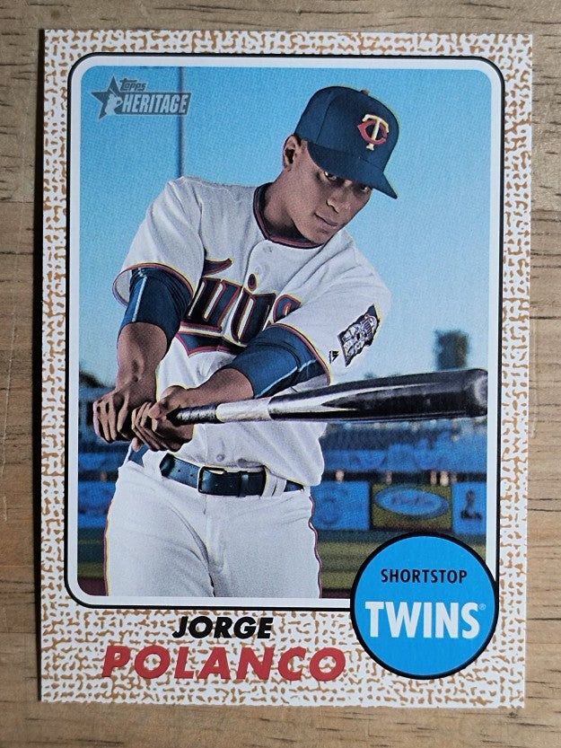 2017 Topps Heritage #32 Jorge Polanco