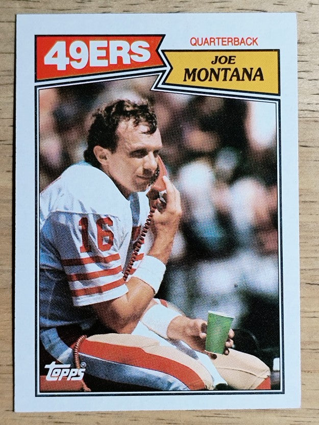 1987 Topps #112 Joe Montana