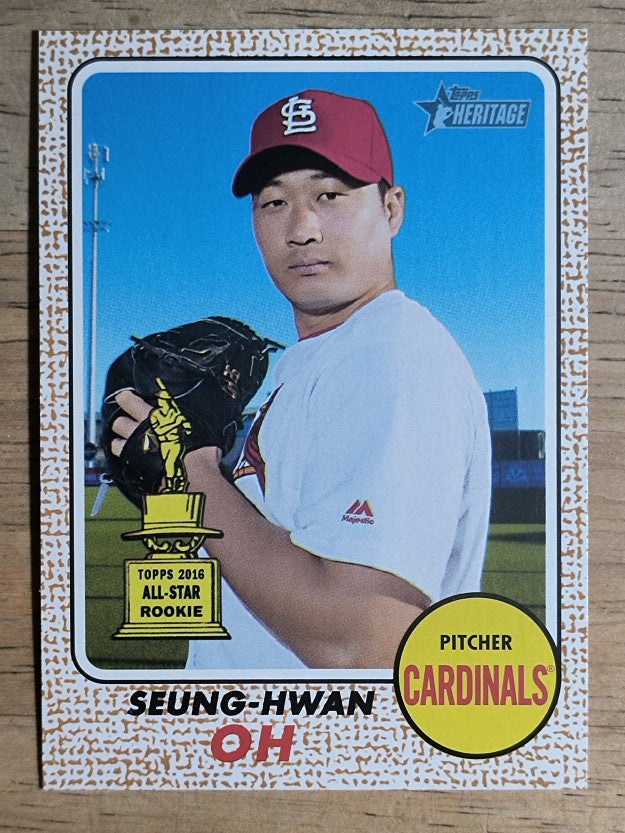 2017 Topps Heritage #108 Seung-Hwan Oh