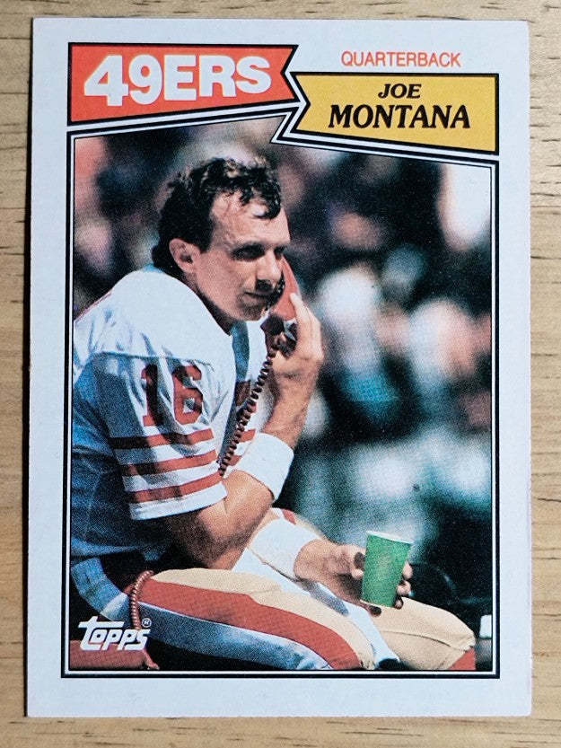 1987 Topps #112 Joe Montana