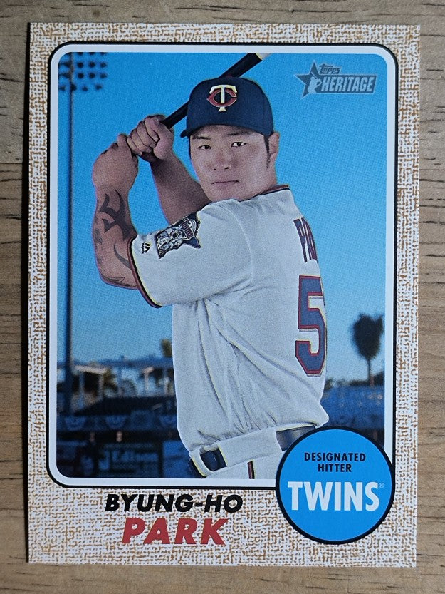 2017 Topps Heritage #142 Byung-Ho Park