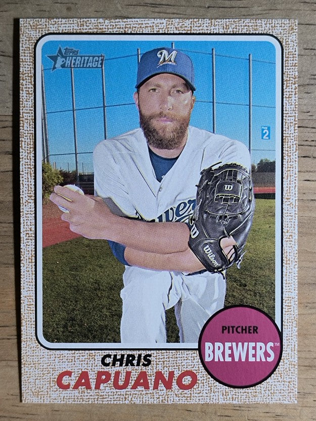 2017 Topps Heritage #174 Chris Capuano