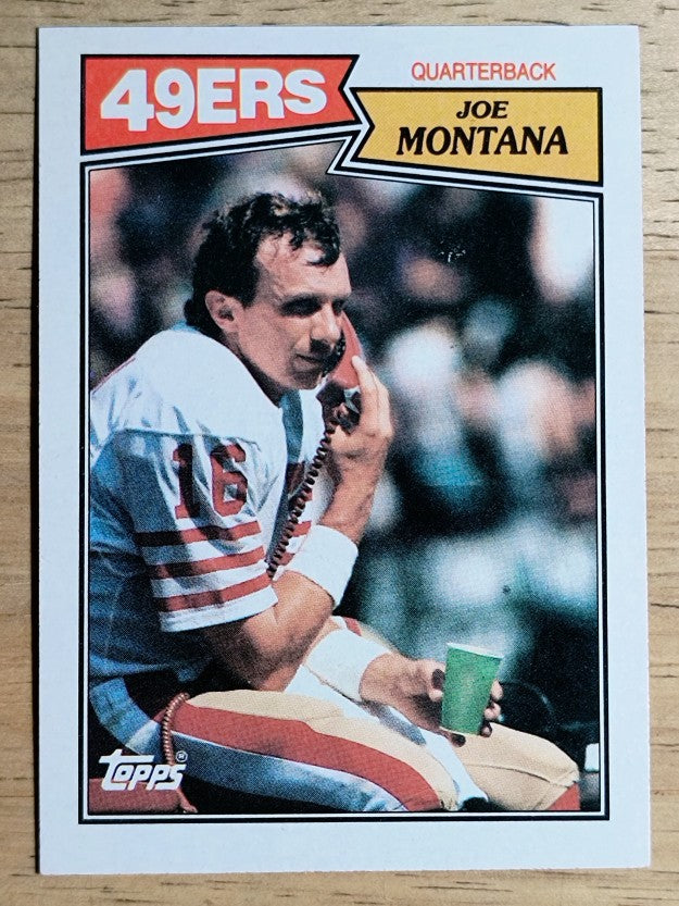 1987 Topps #112 Joe Montana
