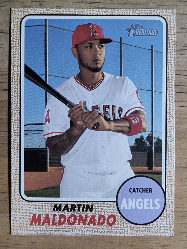 2017 Topps Heritage #201 Martin Maldonado