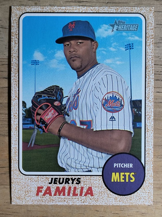 2017 Topps Heritage #278 Jeurys Familia