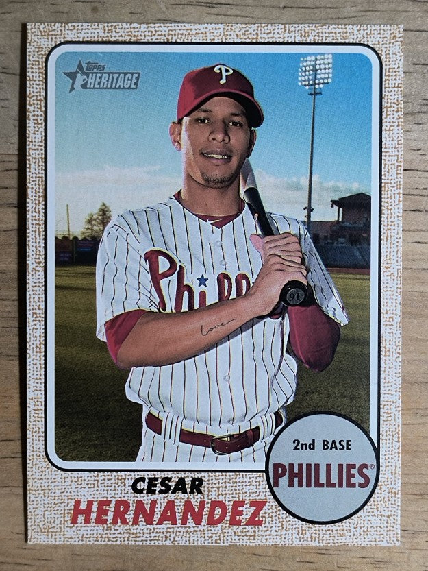 2017 Topps Heritage #294 Cesar Hernandez