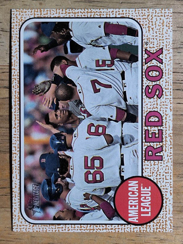 2017 Topps Heritage #382 Boston Red Sox TC