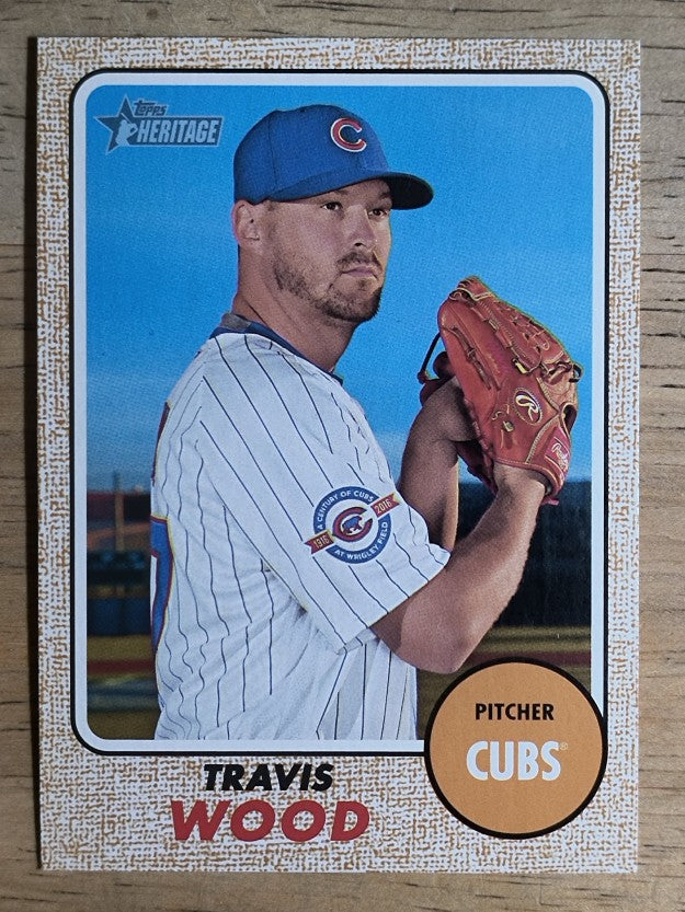 2017 Topps Heritage #395 Travis Wood