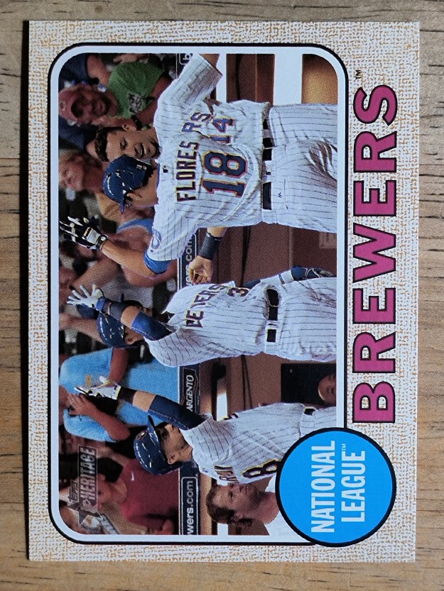 2017 Topps Heritage #397 Milwaukee Brewers TC
