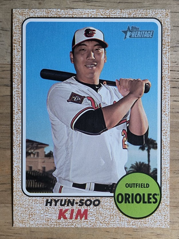 2017 Topps Heritage #593A Hyun-Soo Kim