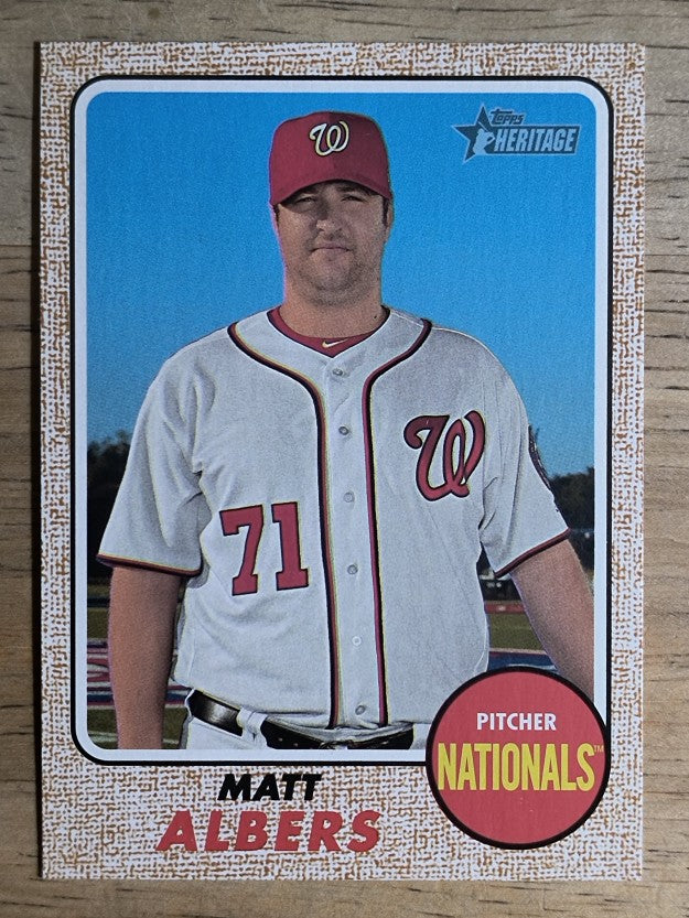 2017 Topps Heritage #634 Matt Albers