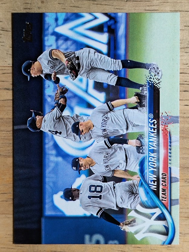 2018 Topps #286 New York Yankees
