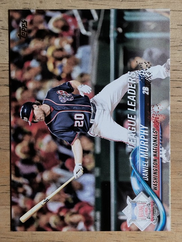 2018 Topps #307 Daniel Murphy LL