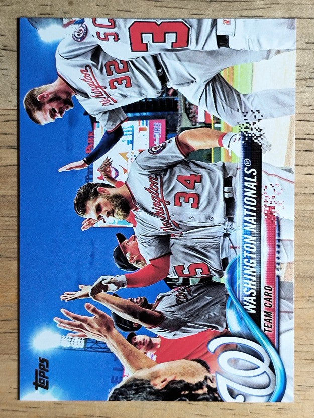 2018 Topps #349 Washington Nationals