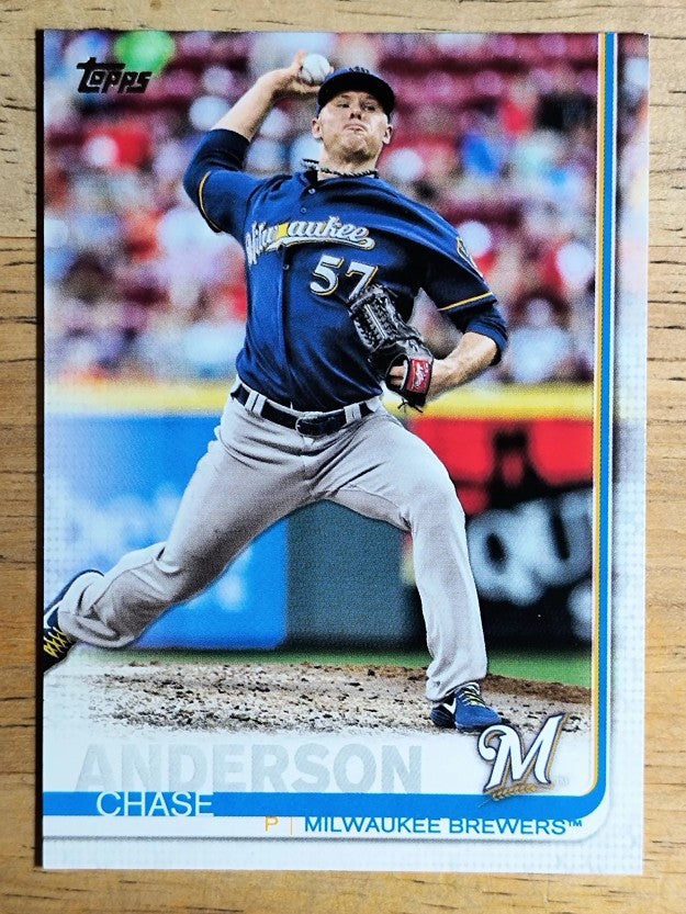 2019 Topps #5 Chase Anderson