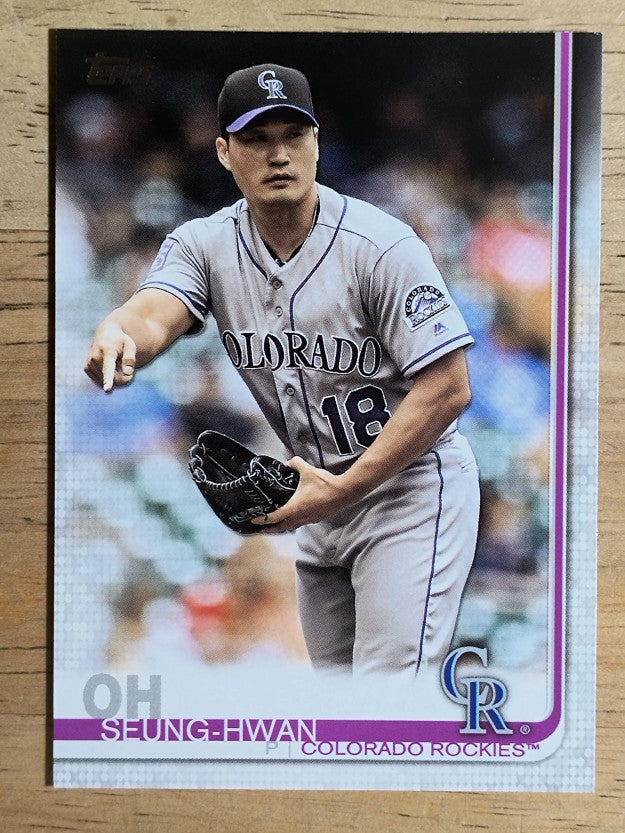 2019 Topps #538 Seung-Hwan Oh