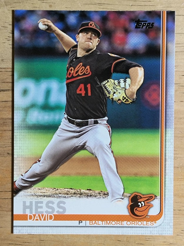 2019 Topps #552 David Hess