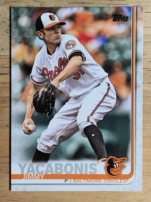 2019 Topps #575 Jimmy Yacabonis RC