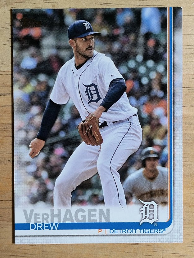 2019 Topps #586 Drew VerHagen RC