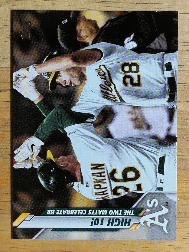 2020 Topps Update #U218 Matt Chapman/Matt Olson