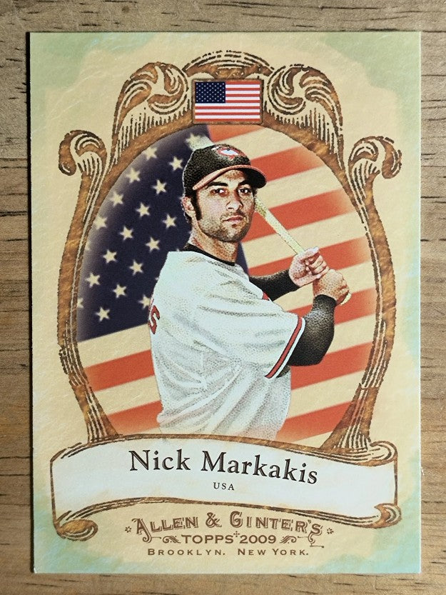 2009 Topps Allen and Ginter National Pride #NP34 Nick Markakis