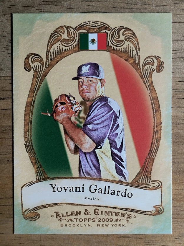 2009 Topps Allen and Ginter National Pride #NP36 Yovani Gallardo