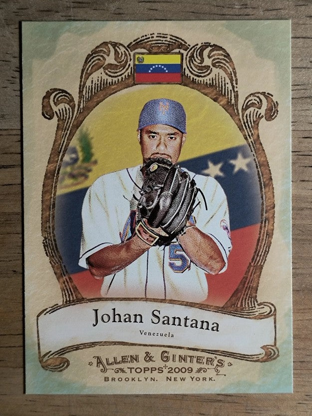 2009 Topps Allen and Ginter National Pride #NP37 Johan Santana