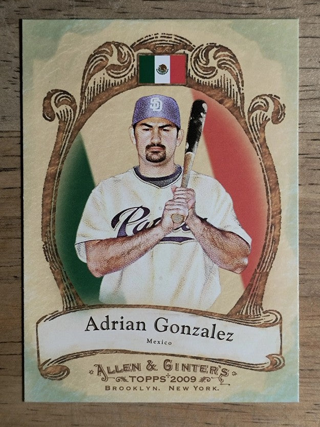 2009 Topps Allen and Ginter National Pride #NP67 Adrian Gonzalez