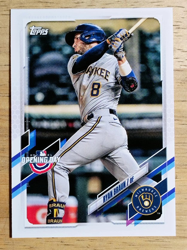 2021 Topps Opening Day #119 Ryan Braun