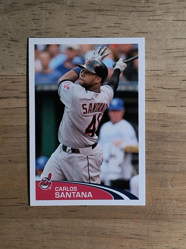 2012 Topps Stickers #61 Carlos Santana