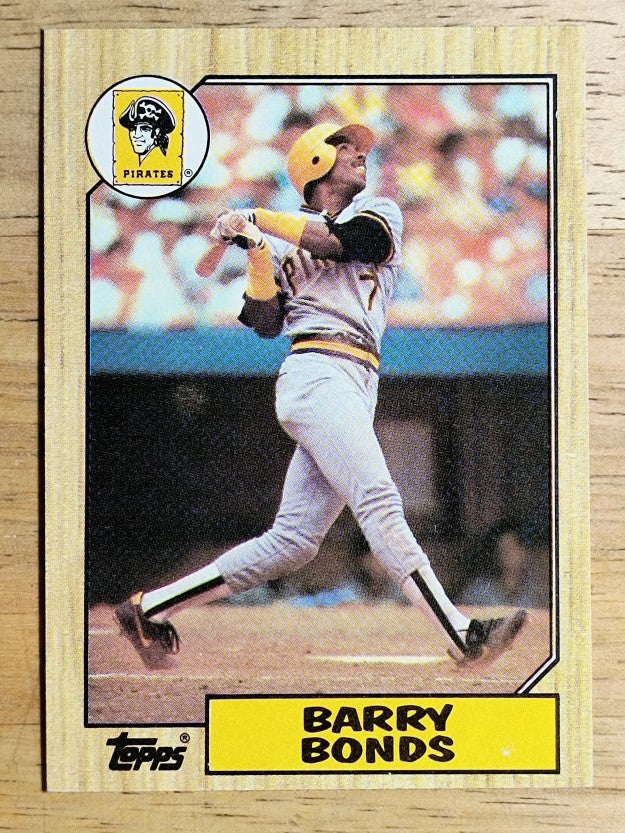 1987 Topps #320 Barry Bonds RC (NM)