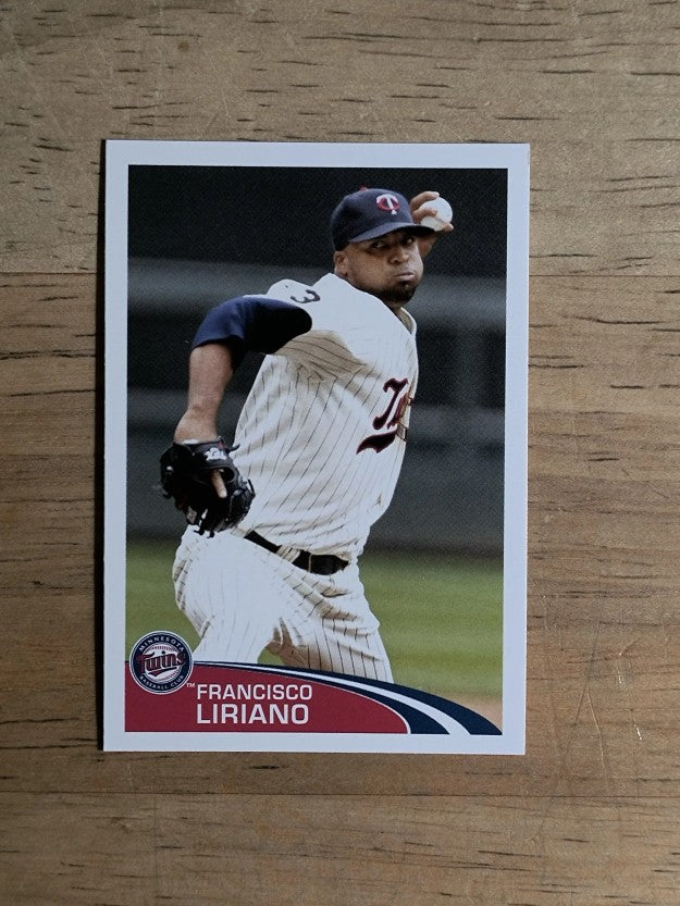 2012 Topps Stickers #87 Francisco Liriano