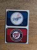 2012 Topps Stickers #157 Los Angeles Dodgers/165 Washington Nationals