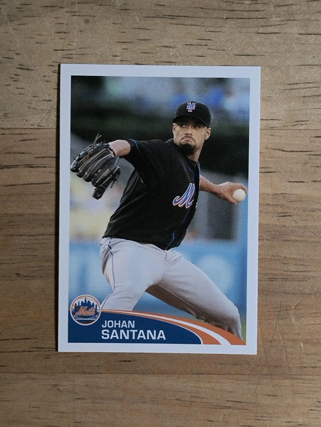 2012 Topps Stickers #182 Johan Santana