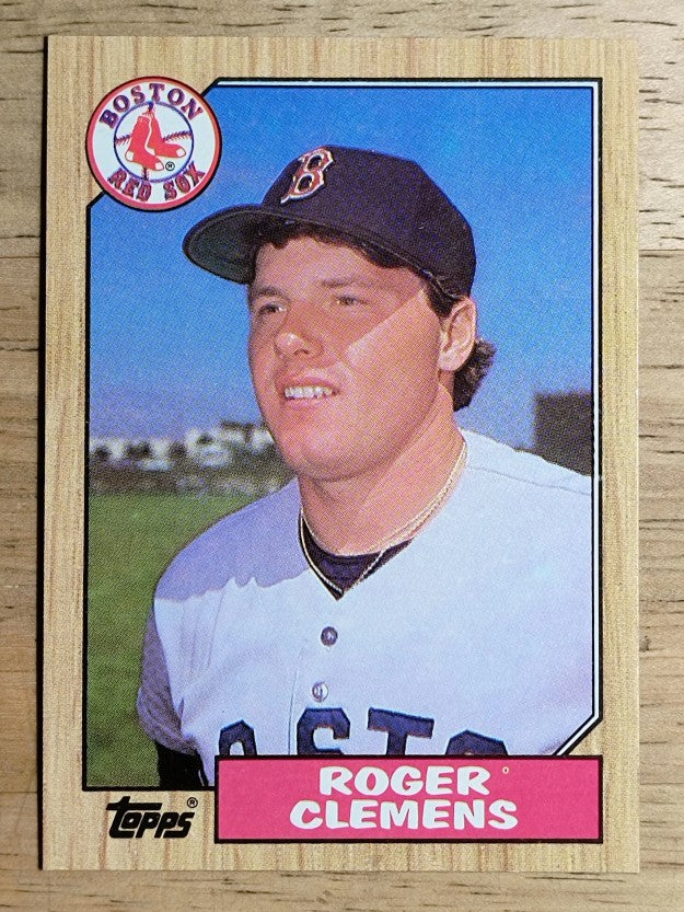 1987 Topps #340 Roger Clemens