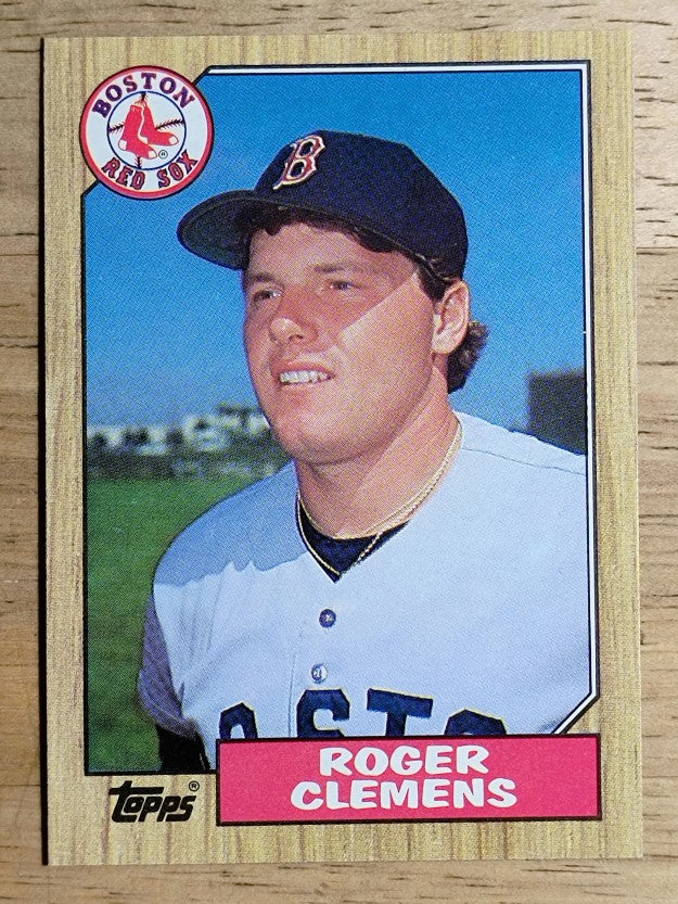1987 Topps #340 Roger Clemens