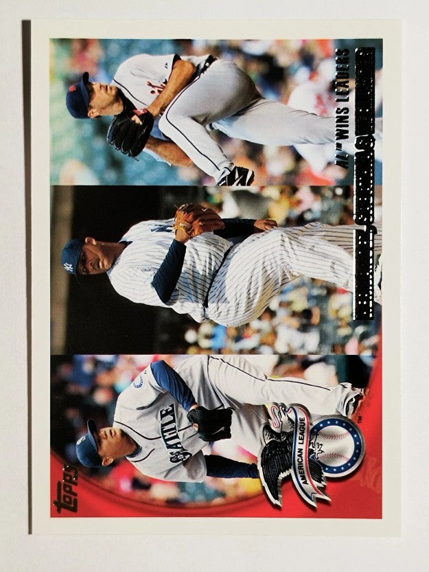 2010 Topps #171 Felix Hernandez/CC Sabathia/Justin Verlander
