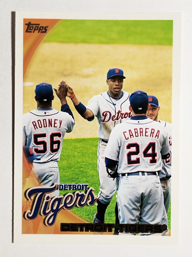 2010 Topps #201 Detroit Tigers
