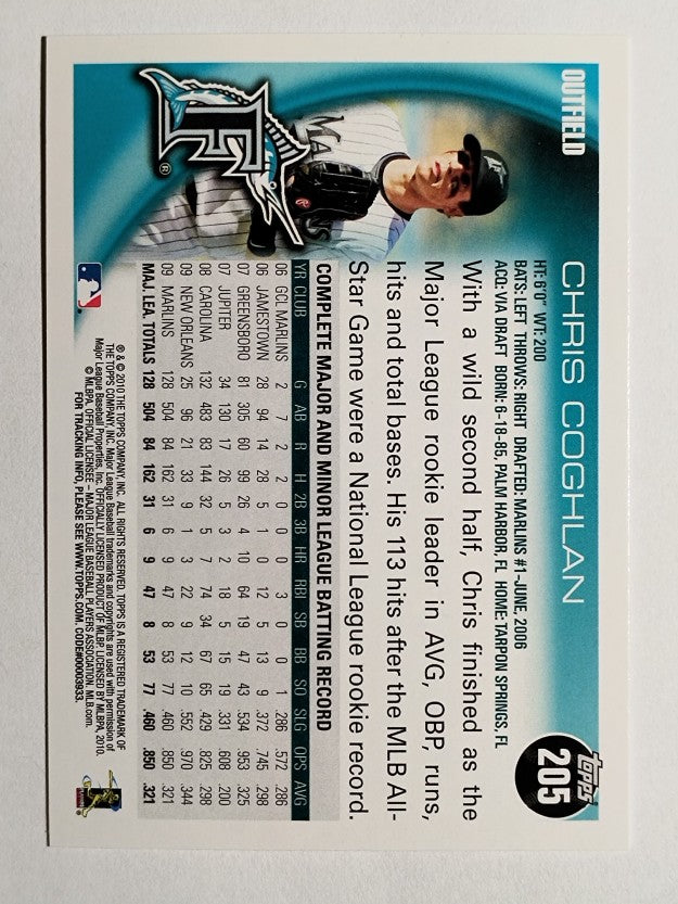 2010 Topps #205 Chris Coghlan