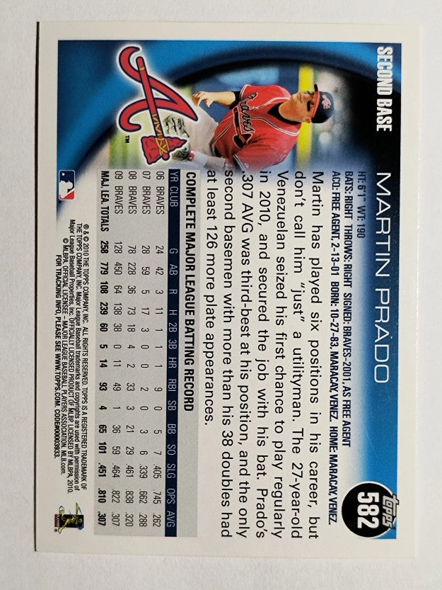 2010 Topps #582 Martin Prado