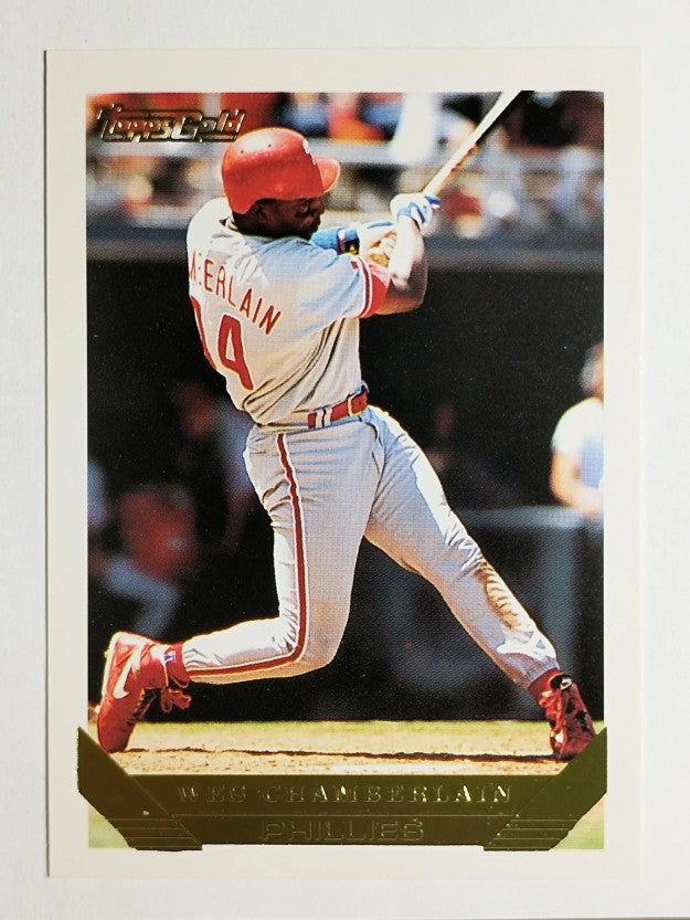 1993 Topps Gold #154 Wes Chamberlain