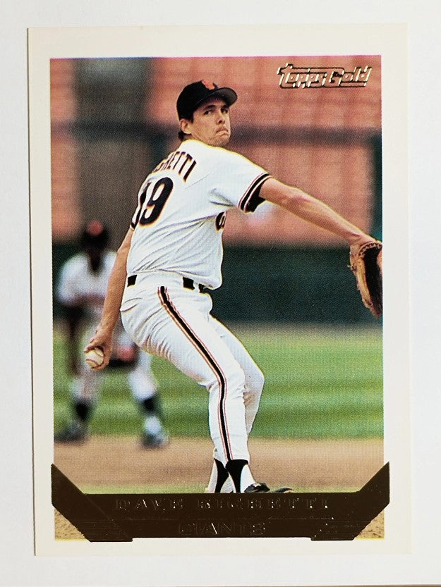 1993 Topps Gold #310 Dave Righetti