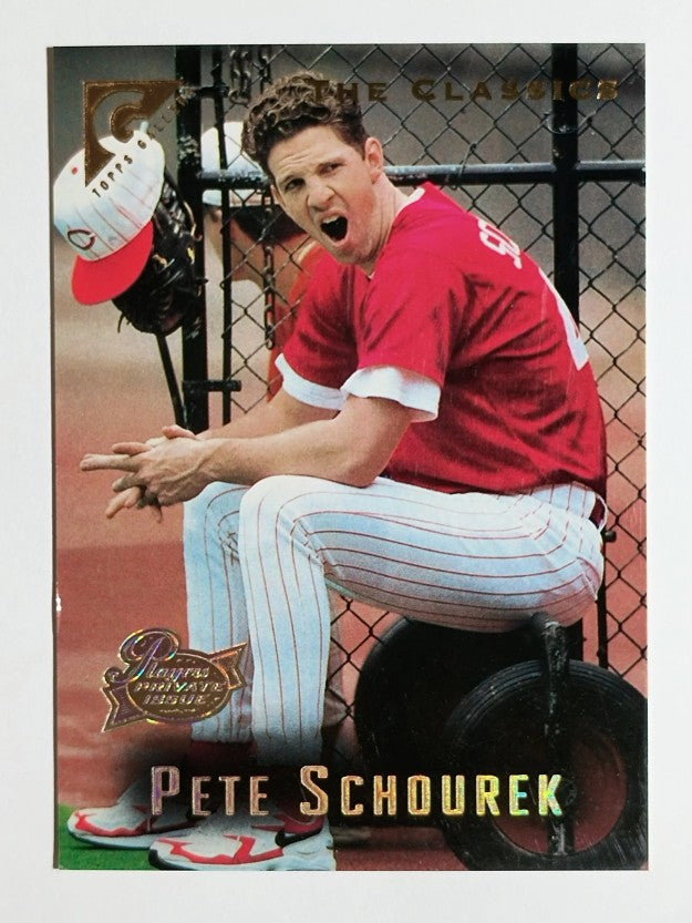 1996 Topps Gallery Players Private Issue #49 Pete Schourek (VGEX)