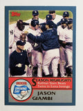 2003 Topps Opening Day #163 Jason Giambi HL
