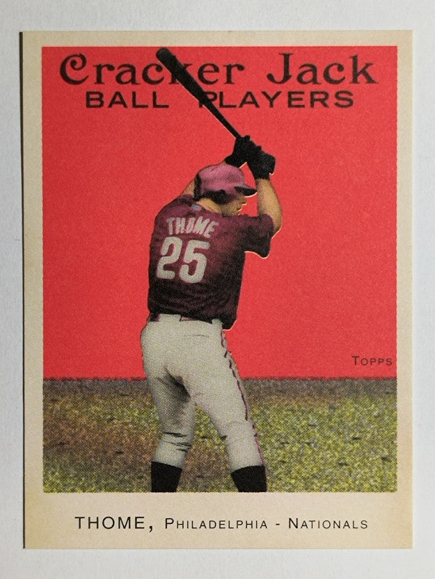 2004 Topps Cracker Jack #25A Jim Thome Batting