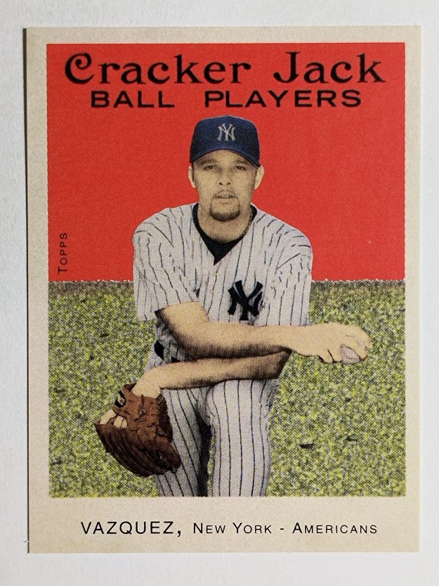 2004 Topps Cracker Jack Mini Stickers #112 Javier Vazquez