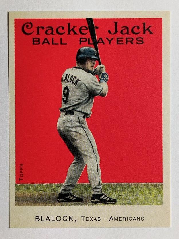 2004 Topps Cracker Jack Mini Stickers #177 Hank Blalock