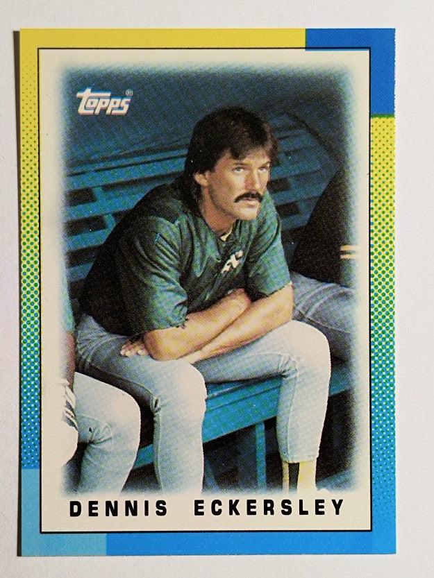 1990 Topps Mini Leaders #27 Dennis Eckersley
