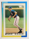 1990 Topps Mini Leaders #49 Mark Grace